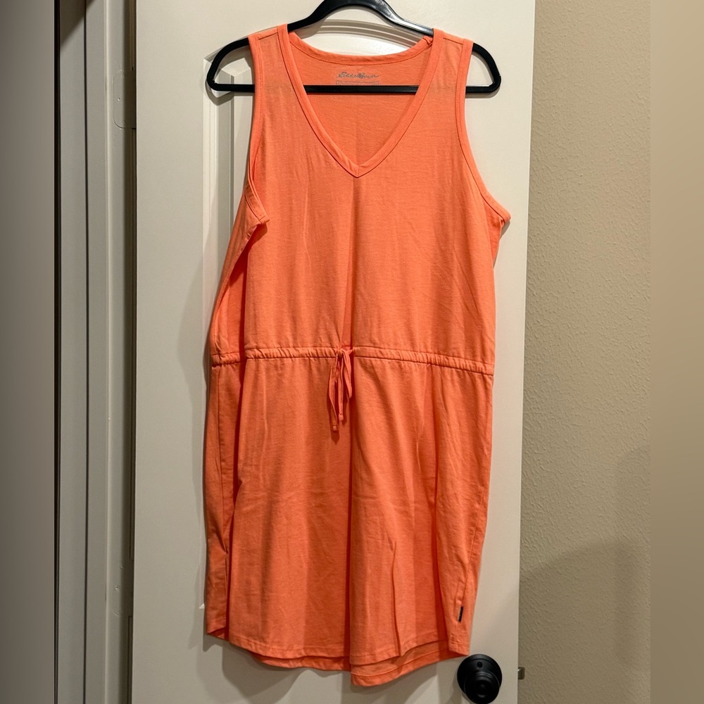 Eddie Bauer NWOT Orange Sleeveless Dress